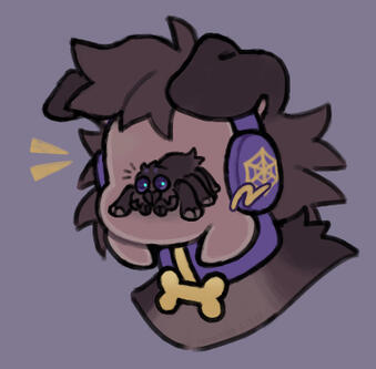 [COMM] headshot / messy lineart + messy colors credit